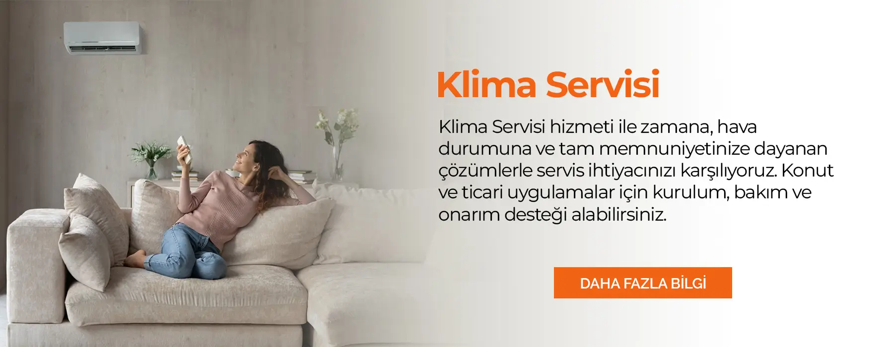 Türkiye genelinde profesyonel klima servisi! İstanbul, Ankara, İzmir ve 81 ilde klima tamir, bakım, montaj ve gaz dolumu hizmeti. Aynı gün servis için hemen arayın!