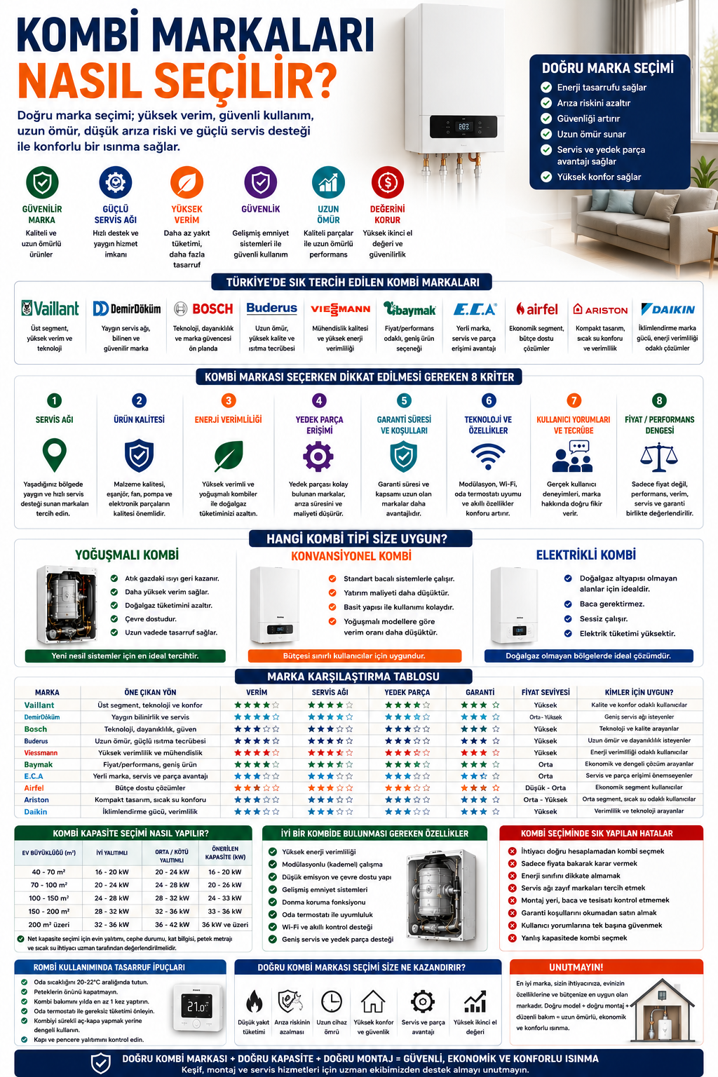 Kombi Markaları Nasıl Seçilir?