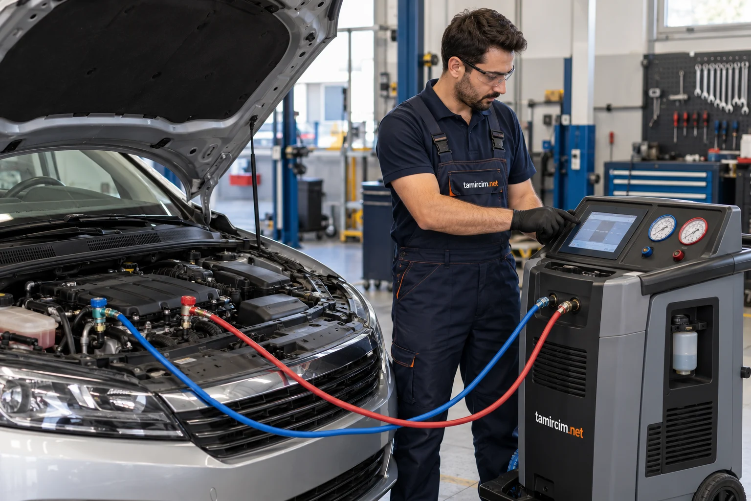 Arabanın Klimasına Nasıl Gaz Şarj Edilir?
